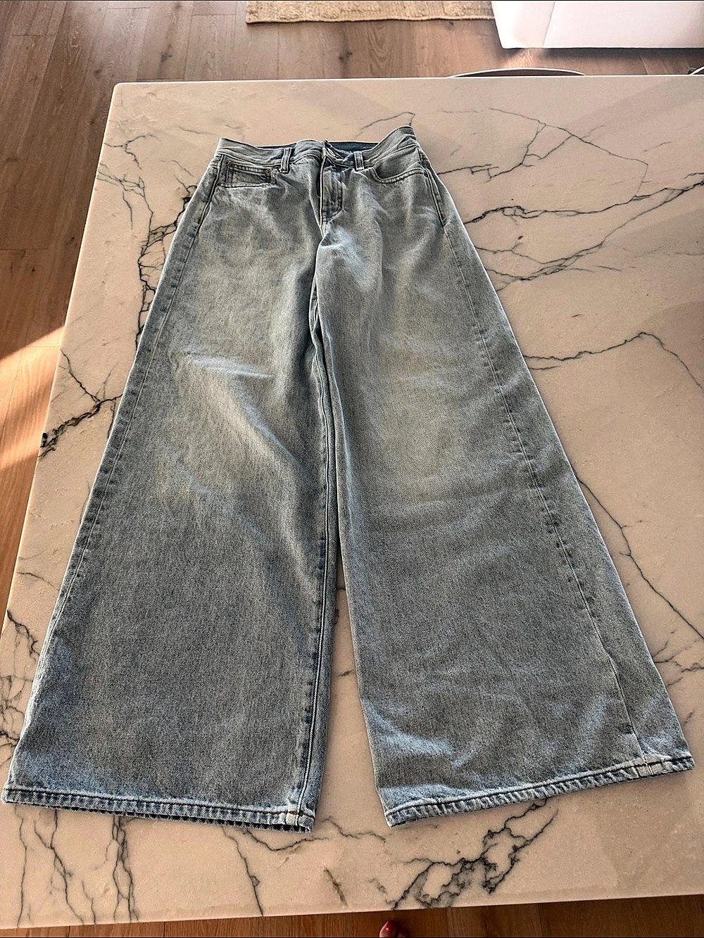 J.Crew Lower-rise wide-leg jean in 1984 rigid 1984 Rigid Lower-Rise Wide-Leg